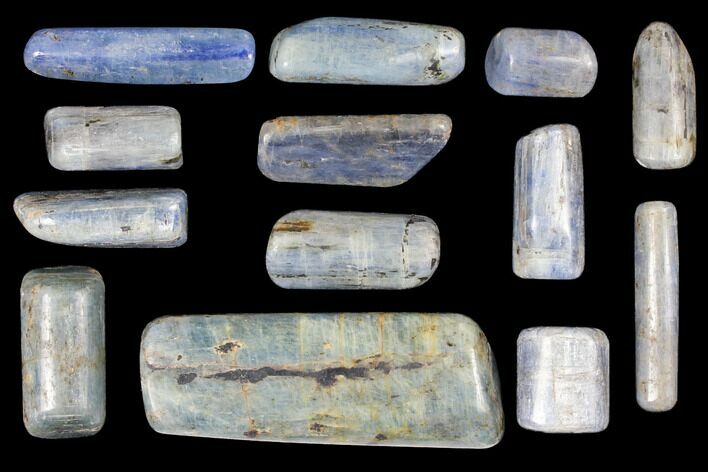 Lot: - Polished, Blue Kyanite Stones - Pieces #116278
